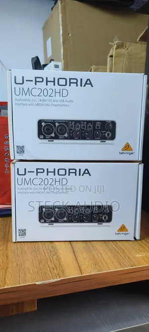 Behringer U-Phoria UMC202HD AUDIO INTERFACES for Studio Recording