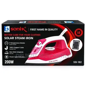 Solar Steam Iron