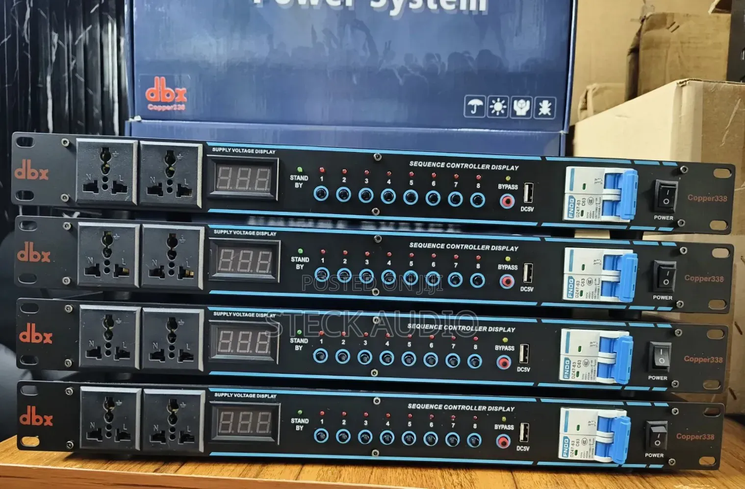 DBX 10 Input Power Sequencer With Source and Breaker Protection