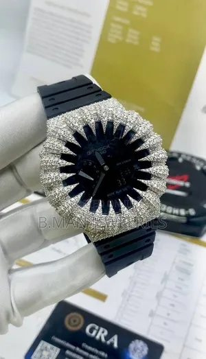 VVS Moissanite Diamond Bussdown G-Shock Watch