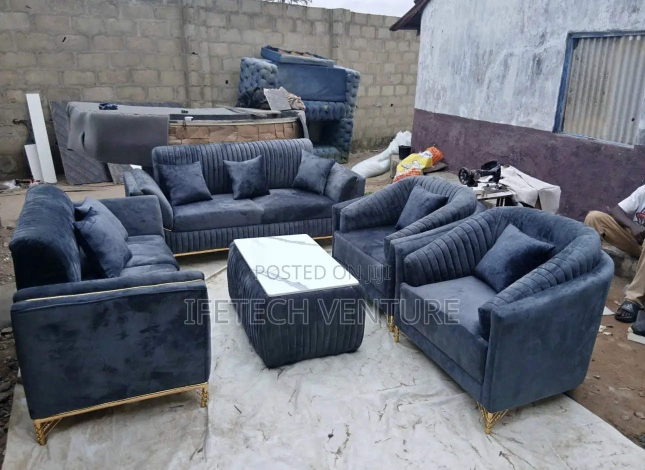 Newly Modeled Sofa Set With Table