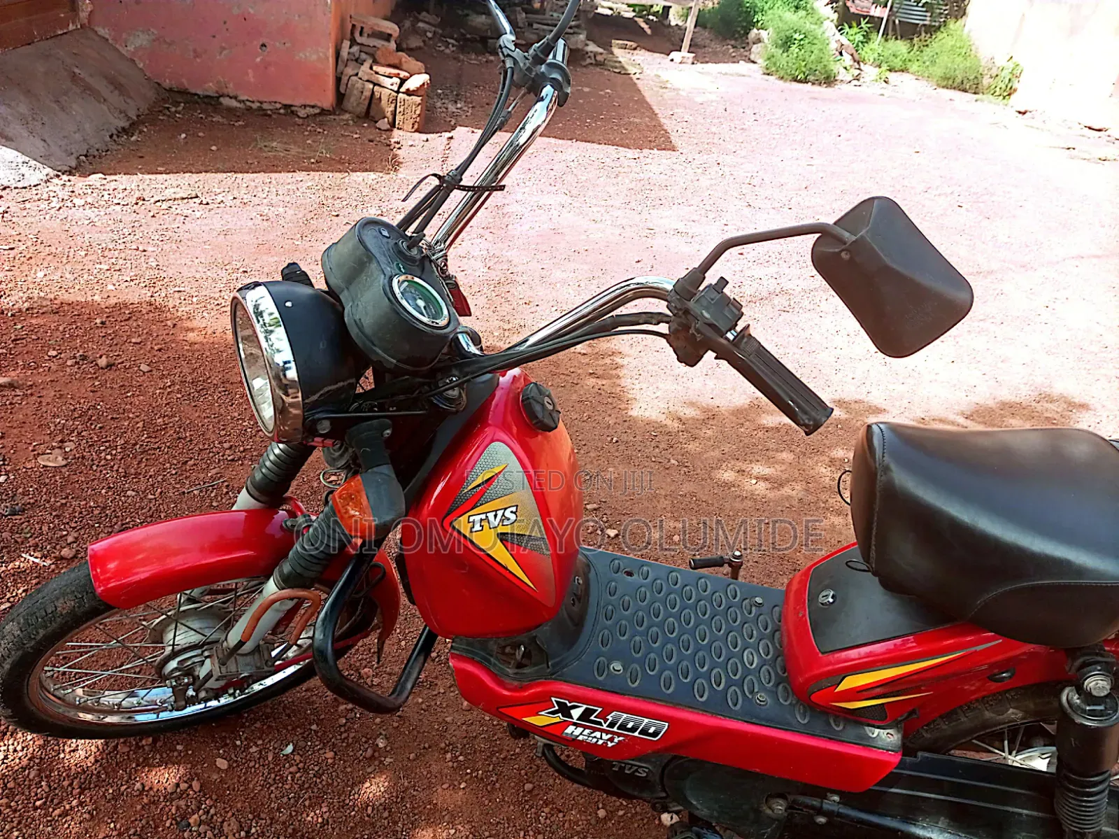 TVS XL 100 2022 Red