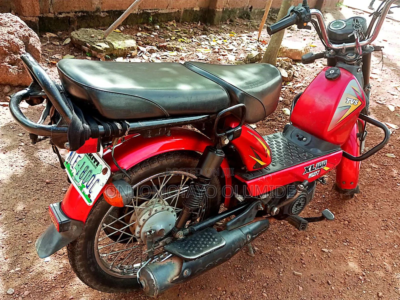 TVS XL 100 2022 Red