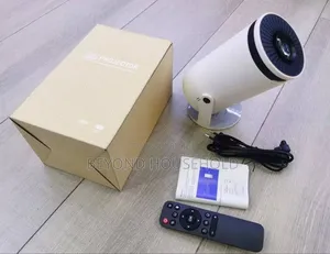 HY300 Smart Android Portable LED Projector – 180° Movie Projector