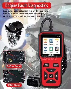 V500 OBD 11 Scanner | Car Fault Detector
