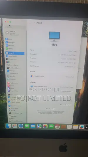 Desktop Computer Apple 32GB Intel Core i7 SSD 512GB