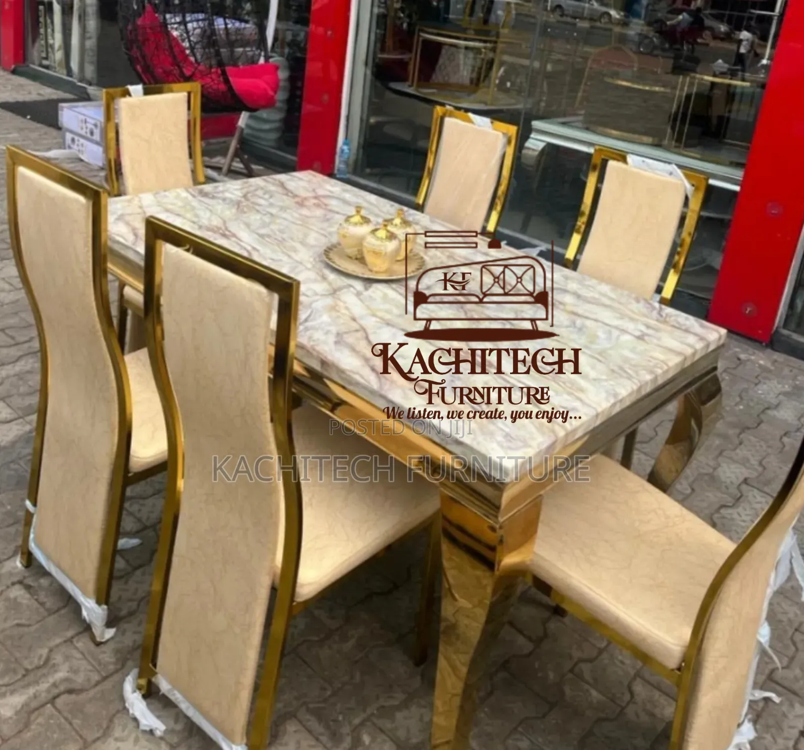 Golden Dining Set