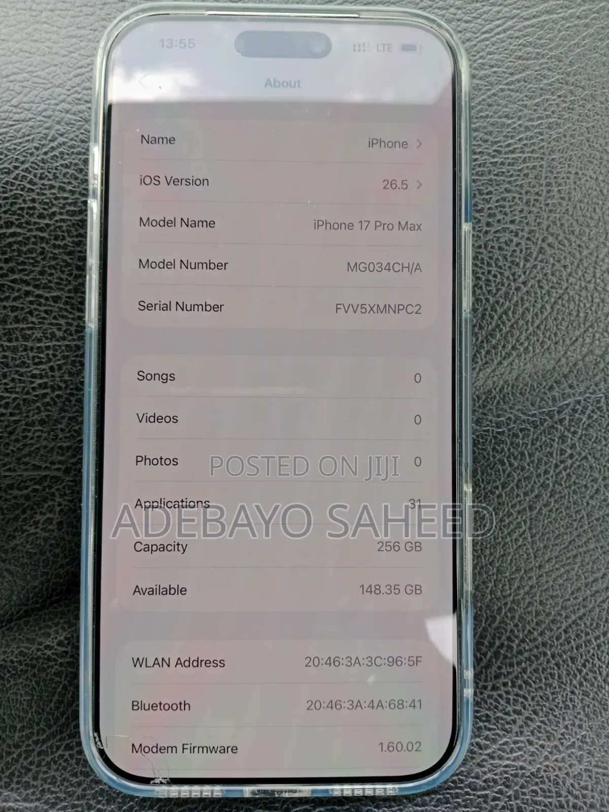 Apple iPhone 17 Pro Max 256 GB Silver
