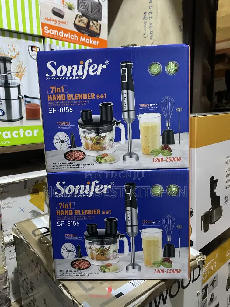 Sonifer Sf-8156 7-in-1 Multifunction Hand Blender Set