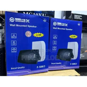 A Pair of Omax Wall Mounted Speaker