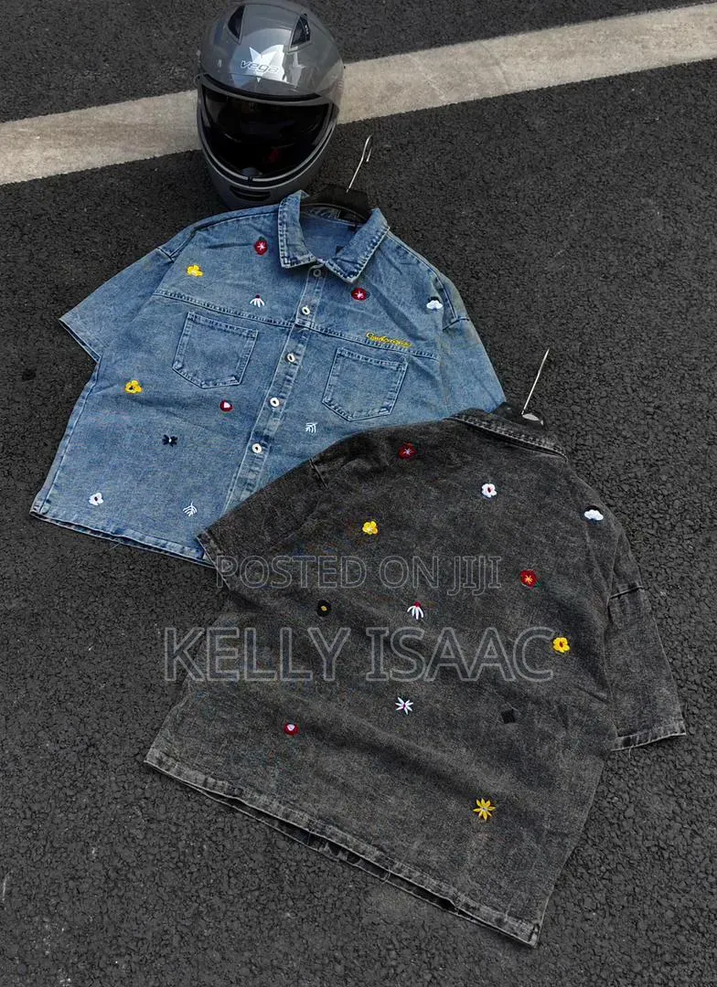 Available Short Jeans Shirt