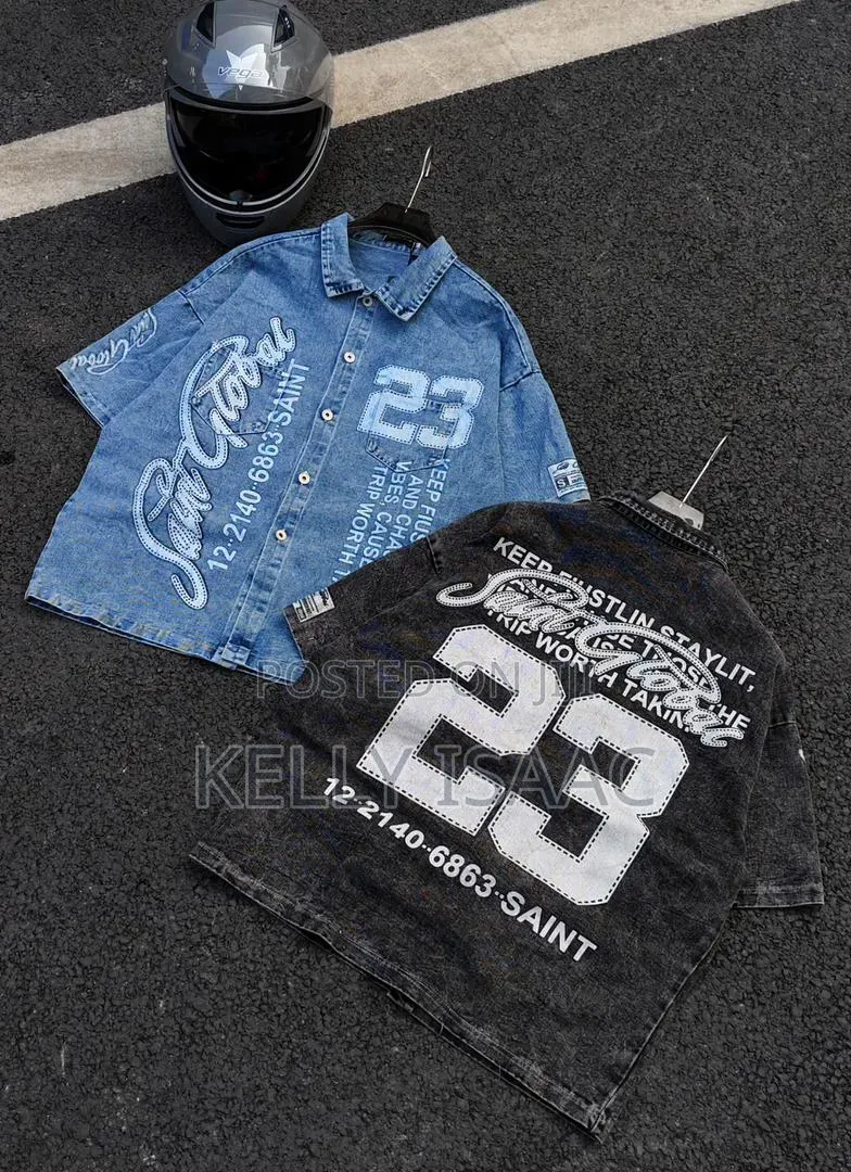 Available Short Jeans Shirt