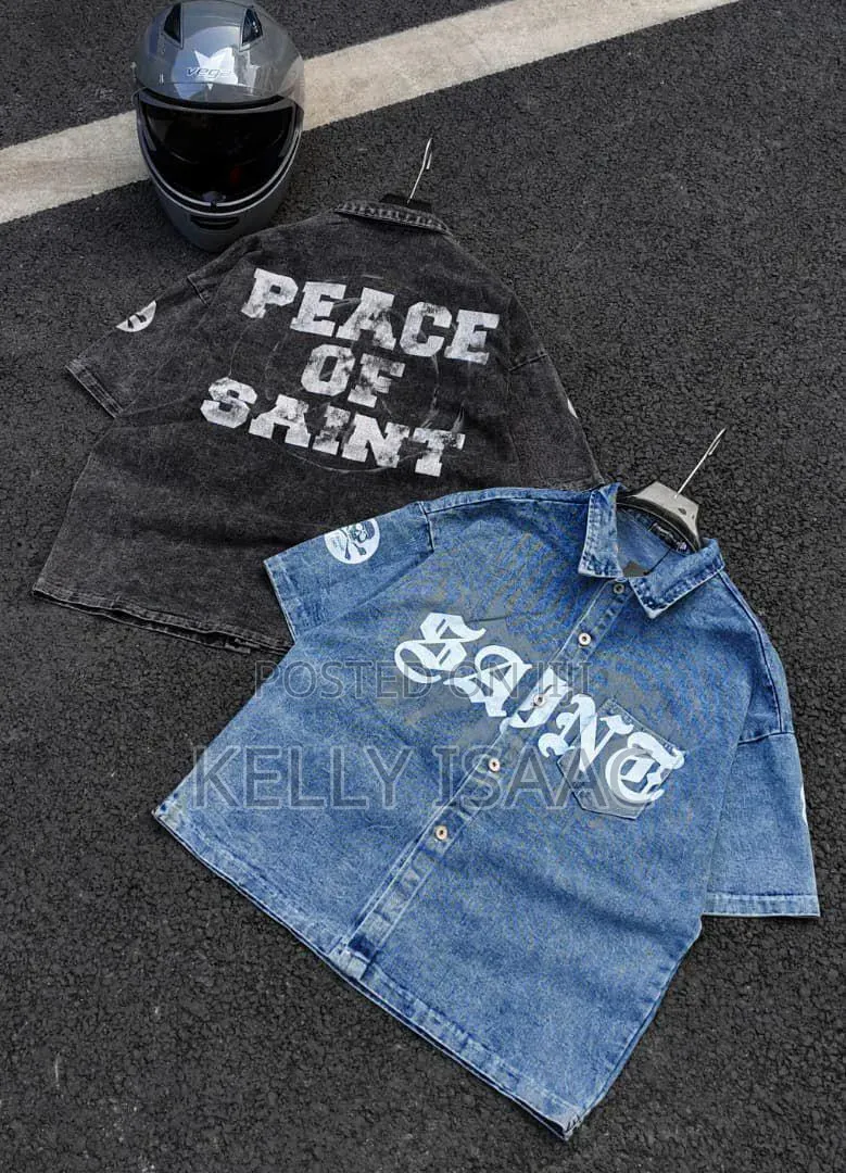 Available Short Jeans Shirt