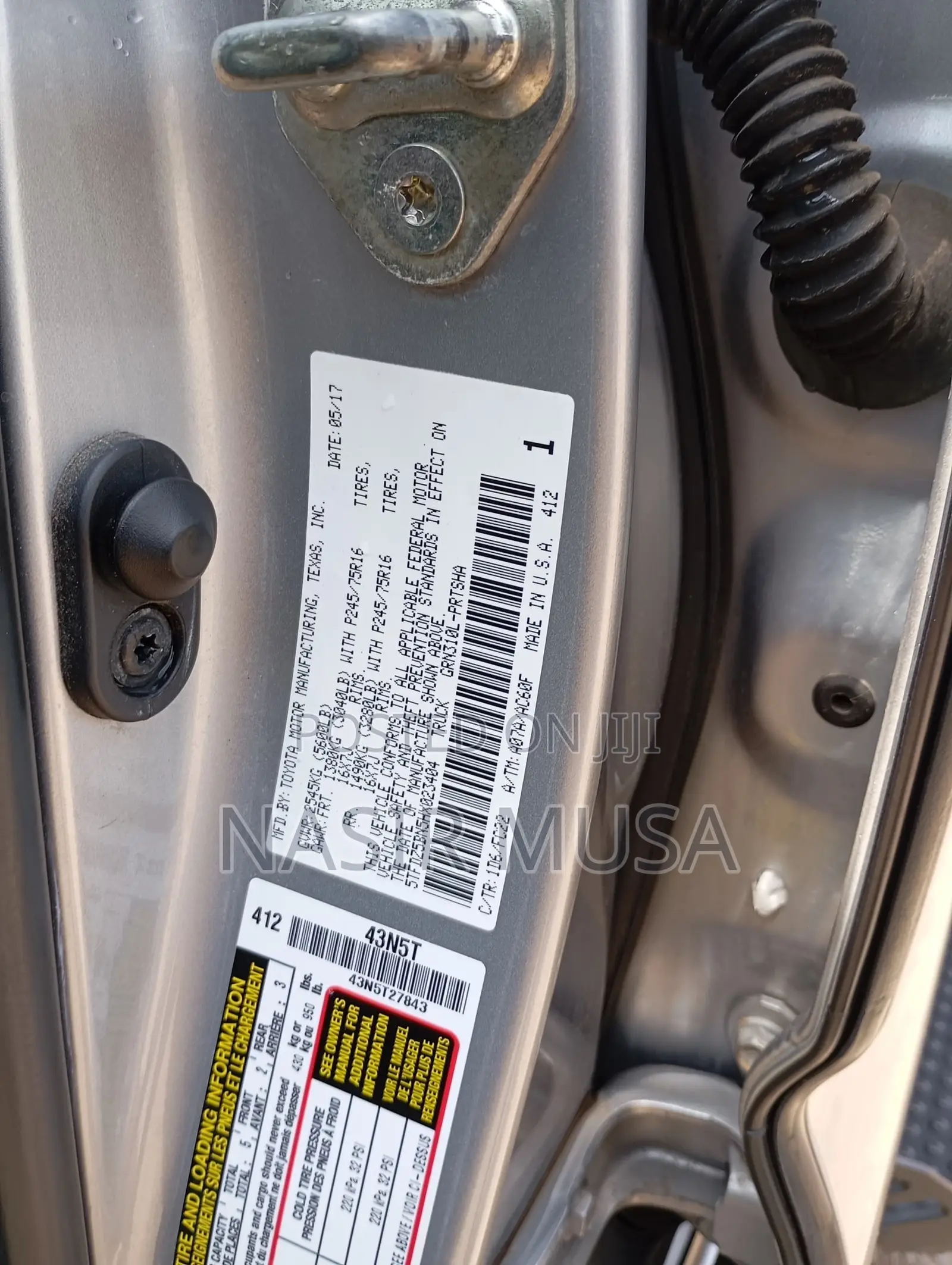 Toyota Tacoma 2017 Gray