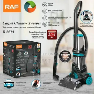 RAF R-8671 2-in-1 Professional Carpet Cleaner Sweeper