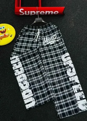 High Quality Checkers Joggers