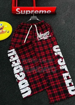 High Quality Checkers Joggers