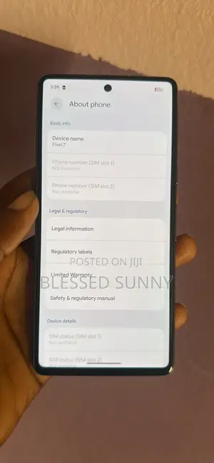 Google Pixel 7 128 GB Black