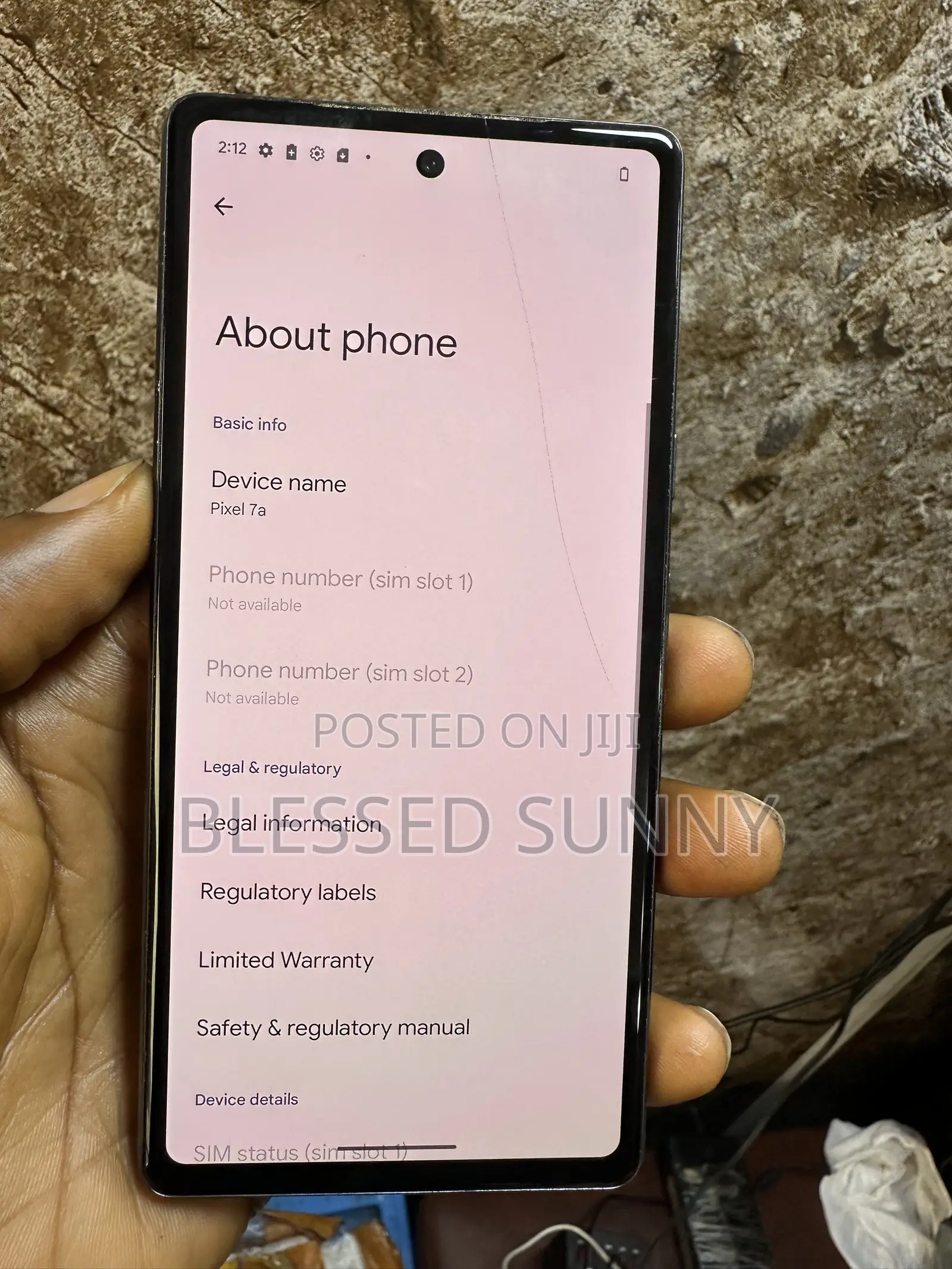 Google Pixel 7a 128 GB Black