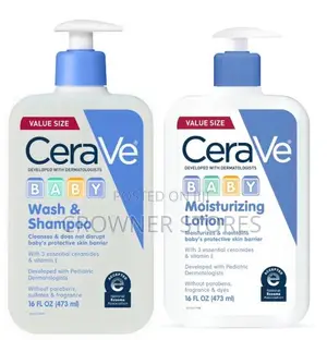 Cerave Baby Lotion Baby Wash Shampoo 16 Oz/473ml (USA)