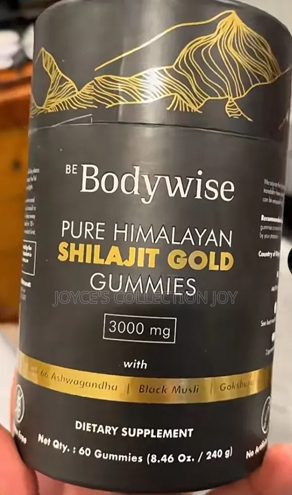 Shilajit Gold Gummies 3000mg – Himalayan Shilajit | 60 Gummies