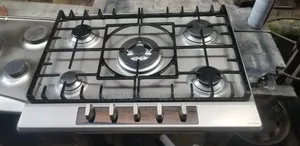Uk Used 5-Burner Stainless Steel Built-in Gas Hob