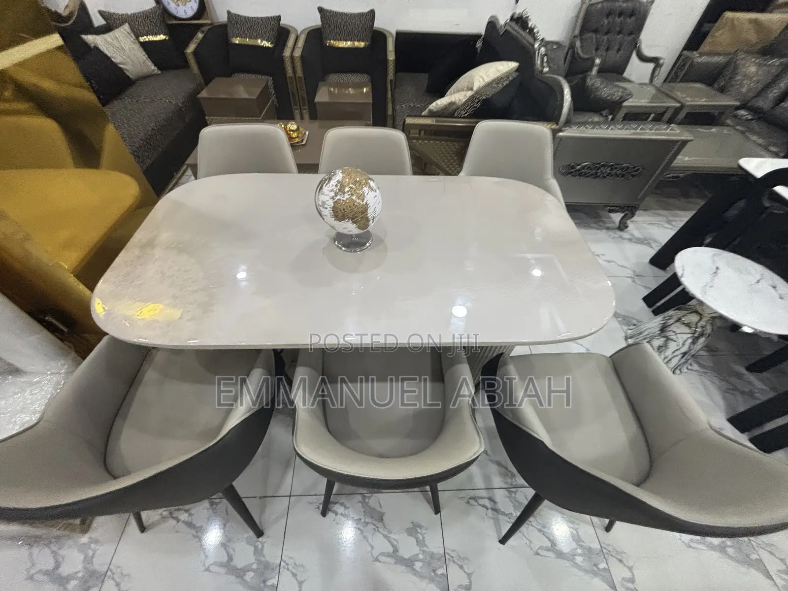 Marble Dining Table Set