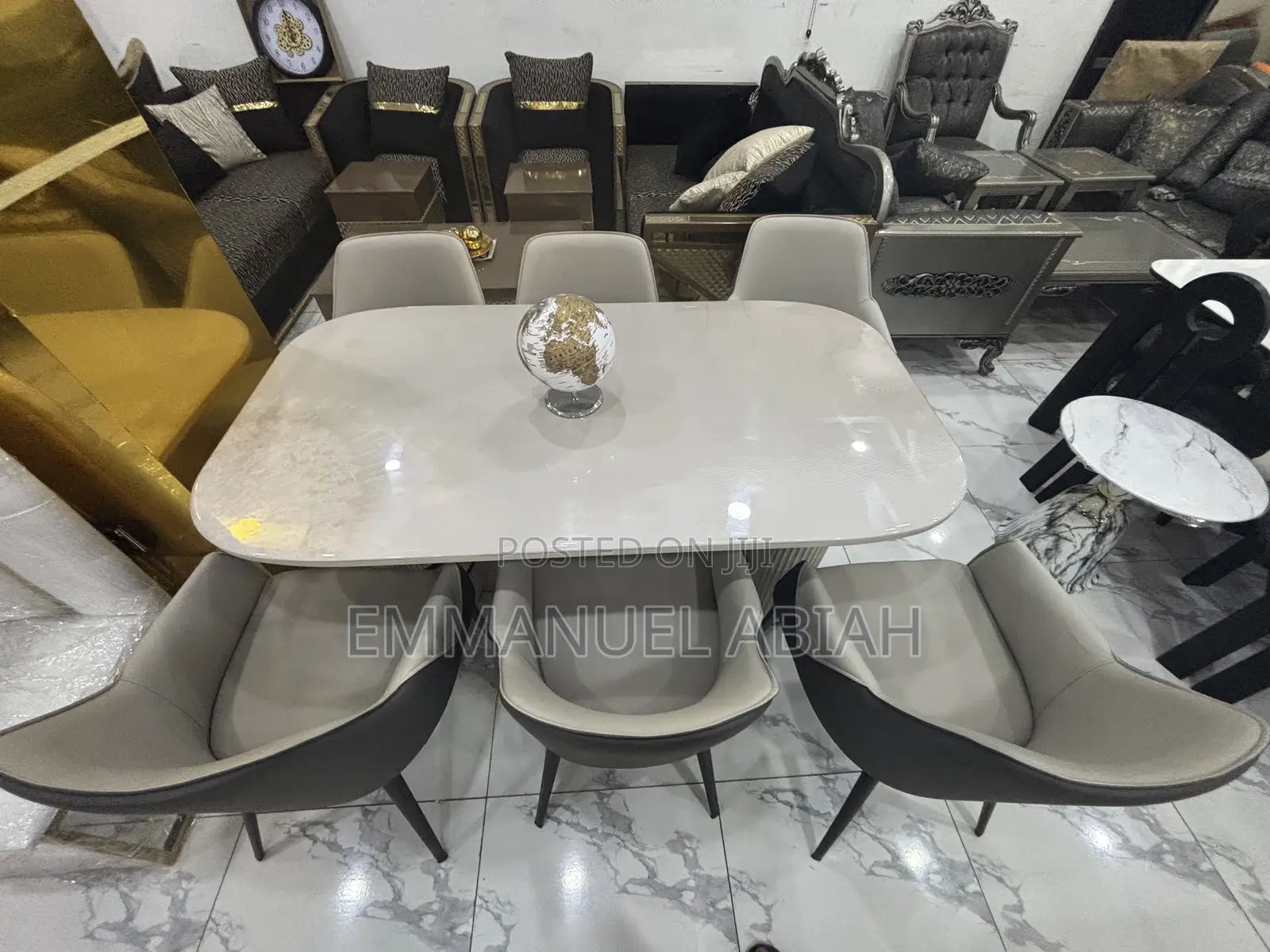 Marble Dining Table Set