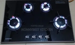 Samsung Neatly Used 4 Burners Inbuilt Gas Cooker