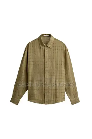 Zara Check Jacquard Linen/ Cotton Shirts and Bermuda Shorts