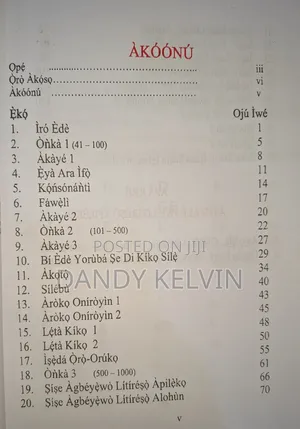 Simplified Yoruba Jss1-3