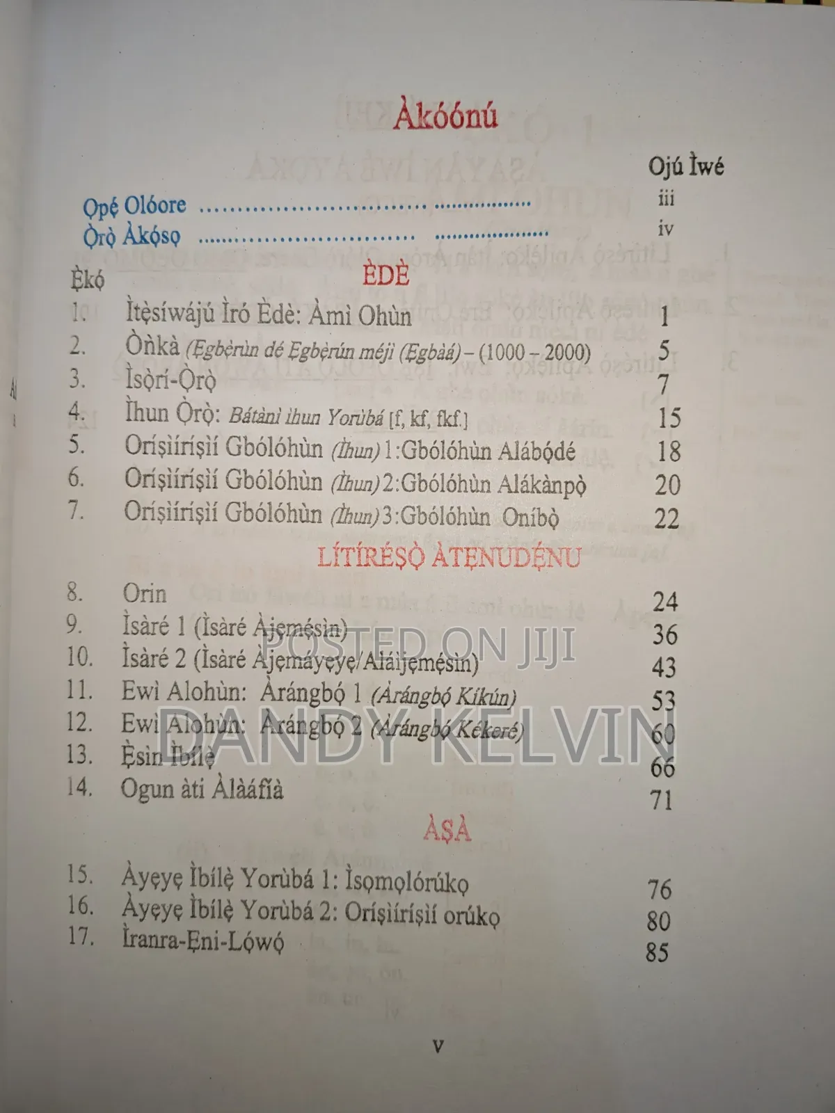Simplified Yoruba Jss1-3
