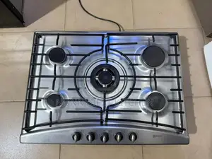 Uk Used 5-Burner Stainless Steel Built-in Gas Hob