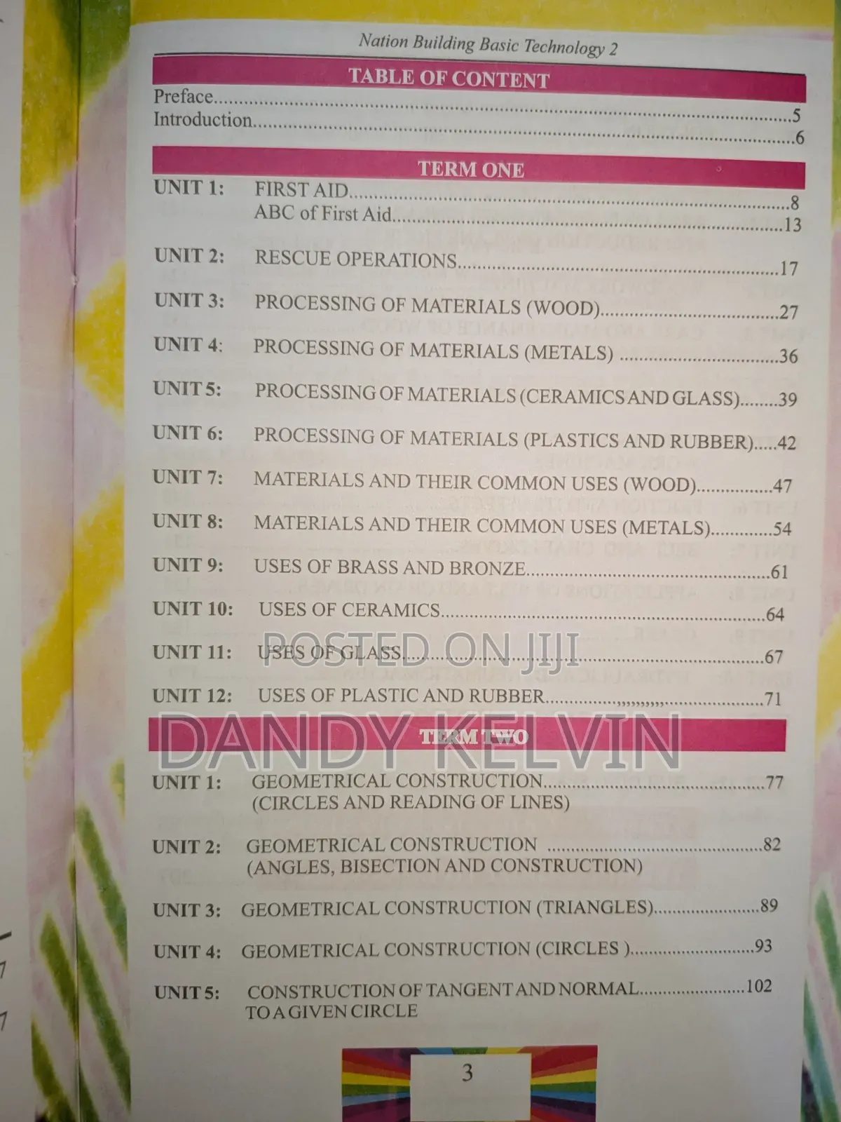 Nation Building Basic Technology JSS 1-3