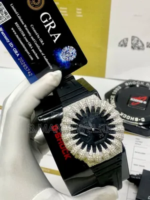 VVS Moissanite Diamond Bussdown G-Shock Watch