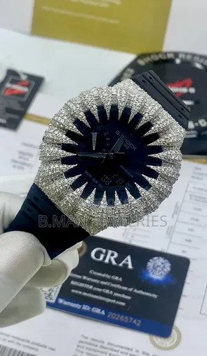 VVS Moissanite Diamond Bussdown G-Shock Watch