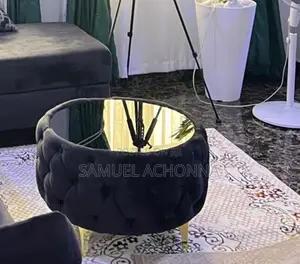 L-Shaped Sofa With Center Table