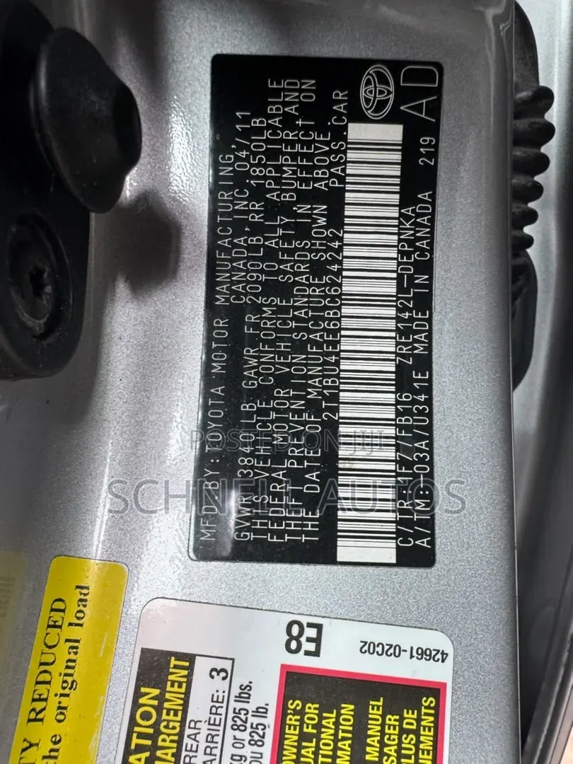Toyota Corolla 2012 Silver