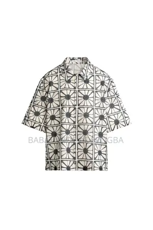 Zara Mosaic Print Relaxed Fit Shirt