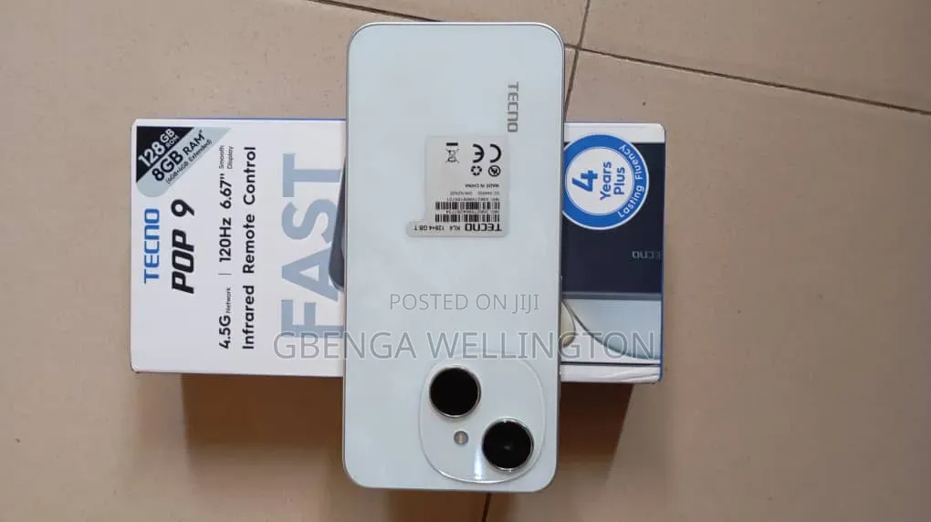 Tecno Pop 9 128 GB White