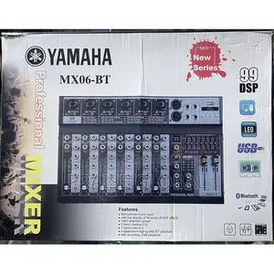 Yamaha MX06-BT 6-Channel Audio Mixer With Bluetooth, USB Recording,