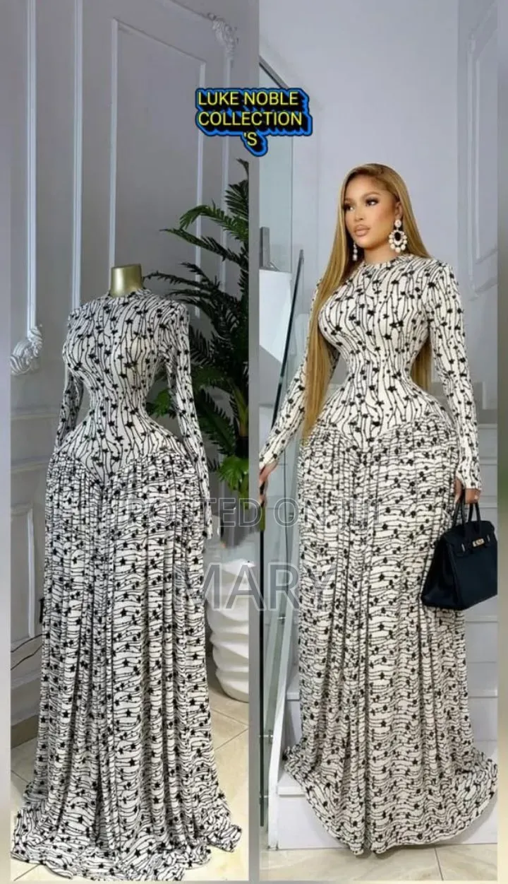 Elegant Long Turkish Gown