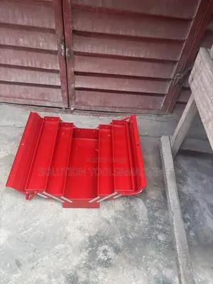 Empty Metal Step Tools Box