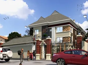 Design Duplex of 5 Bedroom Full Architectural Drawing