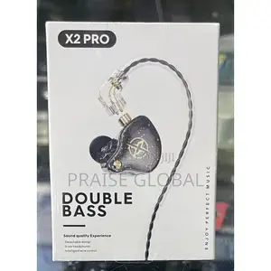 X2 PRO Double Bass Wired Earphones With Detachable Cable Mic