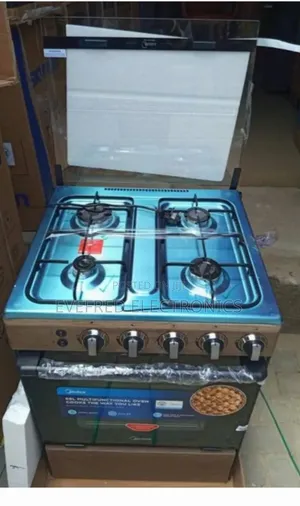 Midea 50×55 3in1 Standing Gas Cooker With 4 Burners