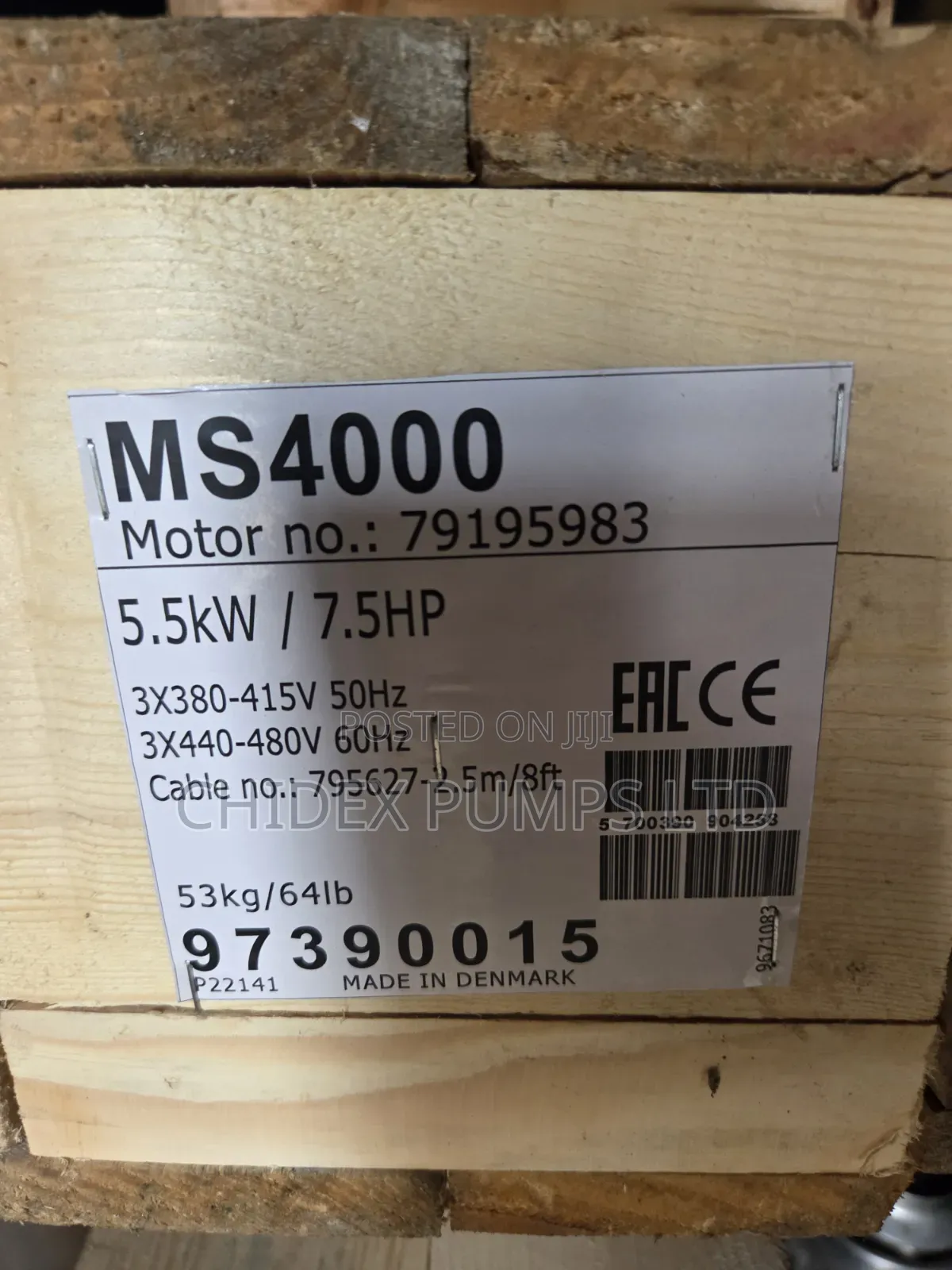 Ms4000 Groundfox Electric Motor