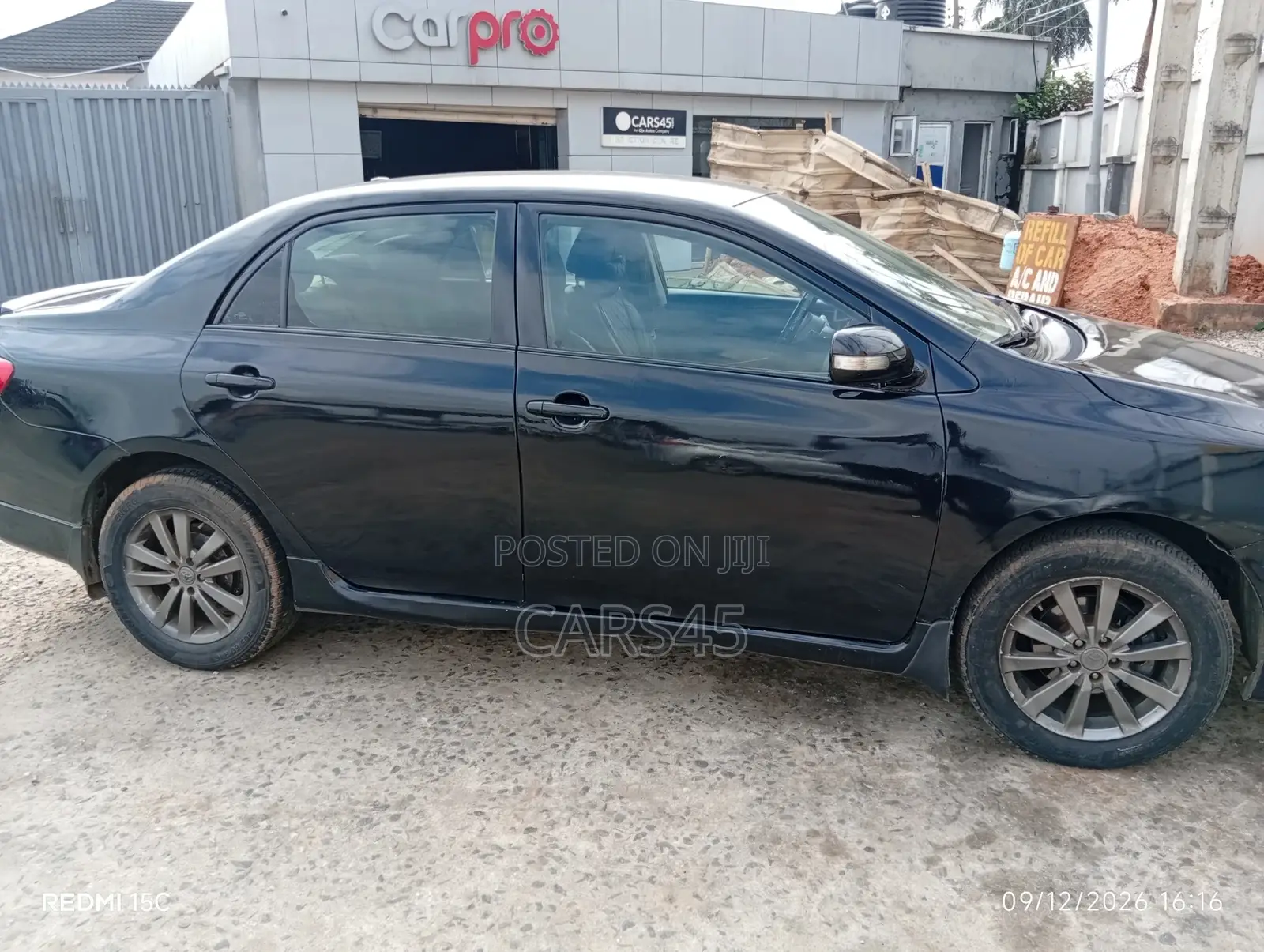 Toyota Corolla 2009 Black