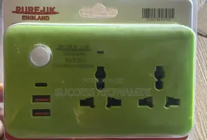 2 USB +1 Type C Multi Socket Power Converter