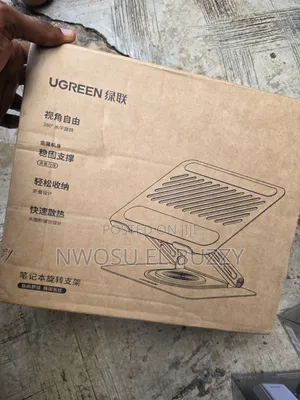 UGREEN Swivel Laptop Stand Featuring a 360-Degree Rotating Base